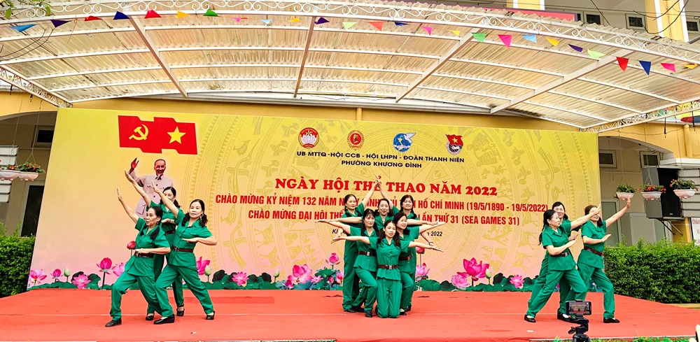 Phường Khương Đình, quận Thanh Xuân: Rộn ràng ngày hội thể thao chào mừng SEA Games 31 - ảnh 3