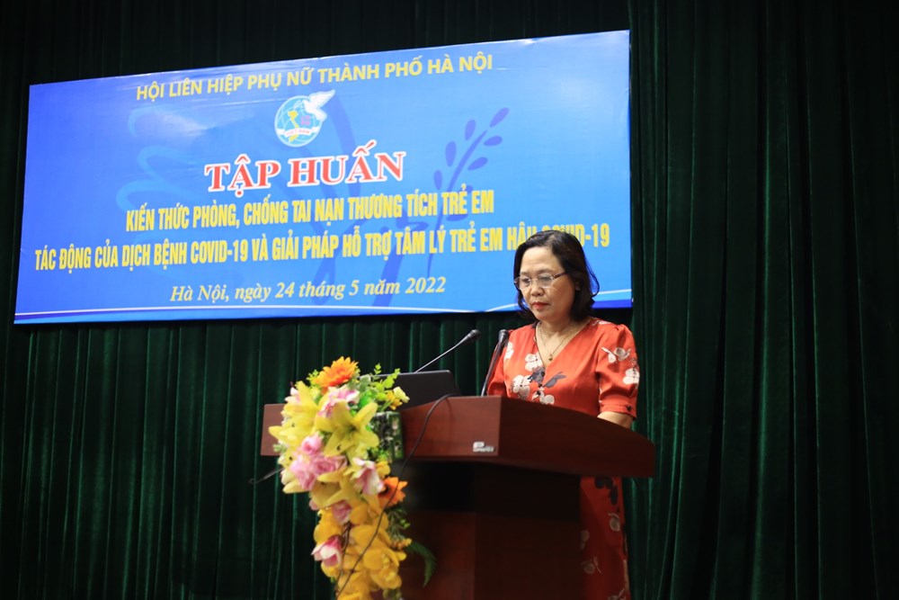 Hội LHPN TP Hà Nội: Tập huấn tăng cường phòng chống tai nạn thương tích trẻ em - ảnh 2