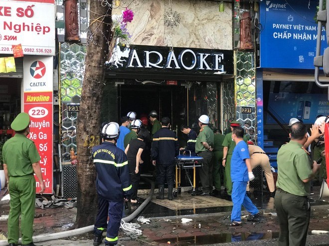Công an Hà Nội thông báo về vụ cháy tại quán karaoke trên đường Quan Hoa - ảnh 1