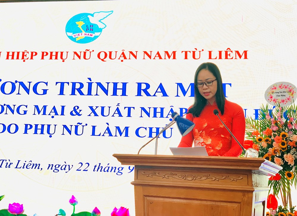 Hội LHPN quận Nam Từ Liêm: Ra mắt Hợp tác xã do phụ nữ làm chủ - ảnh 2