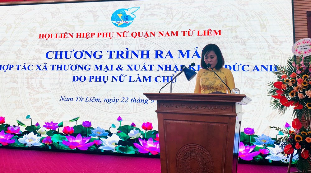 Hội LHPN quận Nam Từ Liêm: Ra mắt Hợp tác xã do phụ nữ làm chủ - ảnh 3