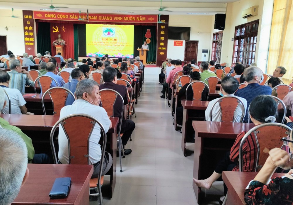 Huyện Thanh Trì: Nhiều hoạt động hưởng ứng tháng Người cao tuổi năm 2022 - ảnh 1