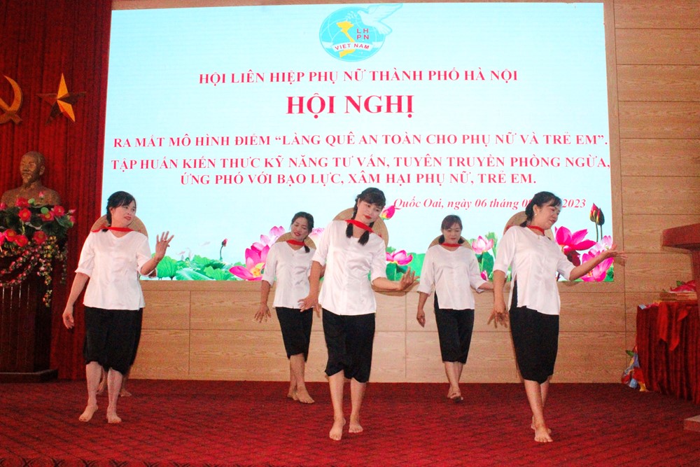 Ra mắt mô hình điểm “Làng quê an toàn cho phụ nữ và trẻ em” tại xã Nghĩa Hương, huyện Quốc Oai - ảnh 3