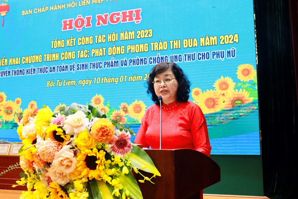 Hội LHPN quận Bắc Từ Liêm: Phong trào công tác Hội năm 2023 đạt và vượt chỉ tiêu đề ra - ảnh 4