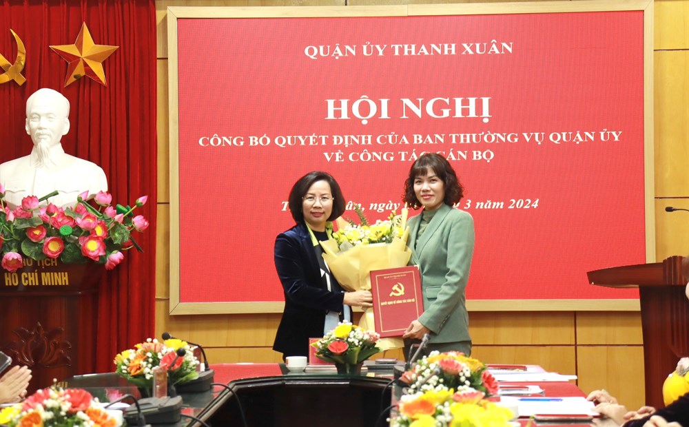 Đồng chí Trần Lan Hương được bầu giữ chức vụ Chủ tịch Hội LHPN quận Thanh Xuân - ảnh 2