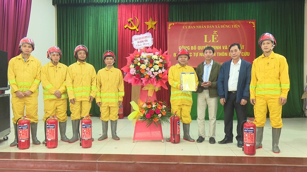 Huyện Thường Tín xây dựng mô hình “Đội phòng cháy, chữa cháy tự nguyện” - ảnh 1