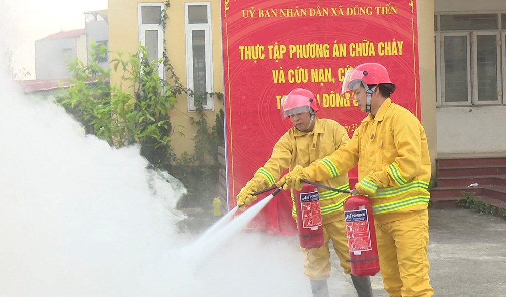 Huyện Thường Tín xây dựng mô hình “Đội phòng cháy, chữa cháy tự nguyện” - ảnh 3