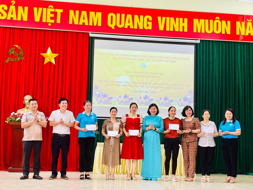 Phụ nữ huyện Thanh Trì: Nhiều hoạt động thiết thực kỷ niệm 70 năm Chiến thắng Điện Biên Phủ - ảnh 1