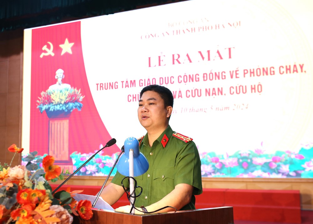 Công an thành phố Hà Nội chính thức ra mắt Trung tâm giáo dục cộng đồng về PCCC&CNCH đầu tiên trên cả nước - ảnh 1