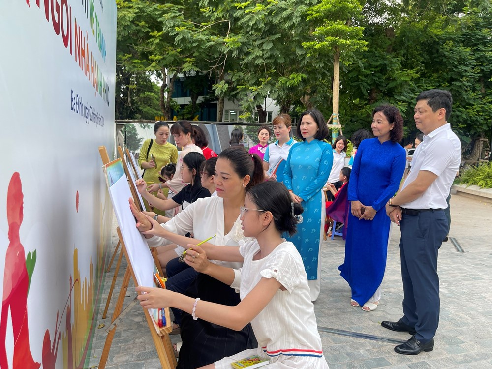 Ý nghĩa ngày hội “Gia đình hạnh phúc, không bạo lực” quận Ba Đình - ảnh 5