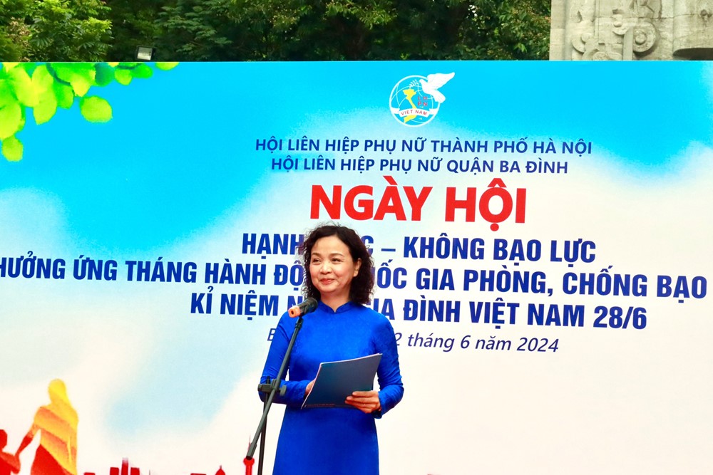 Ý nghĩa ngày hội “Gia đình hạnh phúc, không bạo lực” quận Ba Đình - ảnh 2