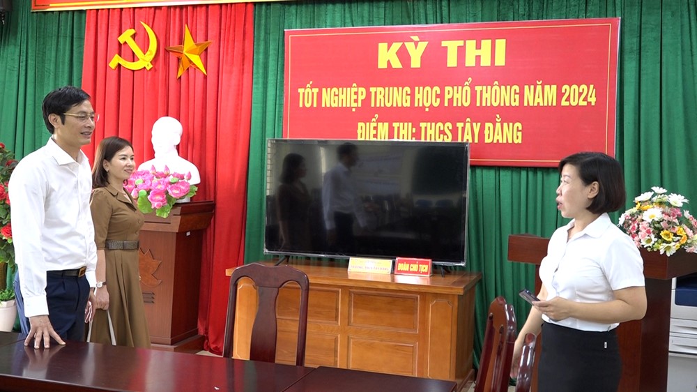 Huyện Ba Vì sẵn sàng cho kỳ thi tốt nghiệp THPT năm 2024 - ảnh 1