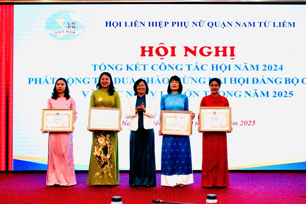 Hội LHPN quận Nam Từ Liêm tổng kết công tác Hội năm 2024, triển khai nhiệm vụ năm 2025 - ảnh 4