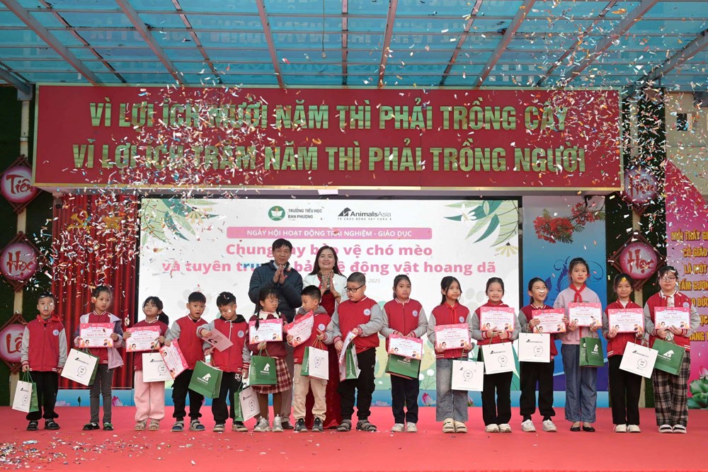 Hơn 1.000 học sinh được tuyên truyền bảo vệ động vật - ảnh 3