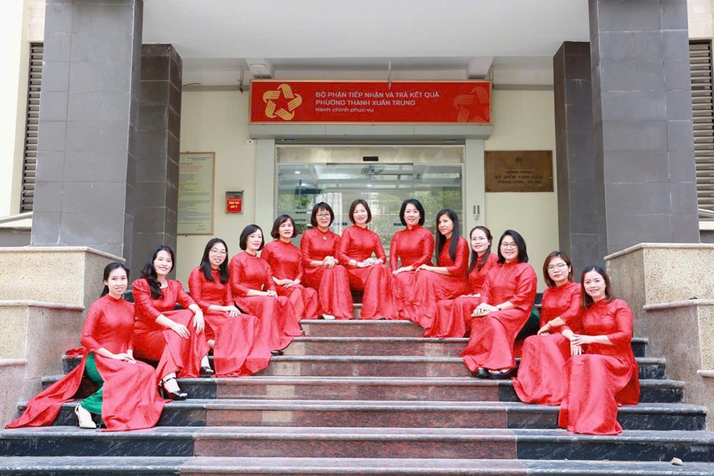 Hội LHPN quận Thanh Xuân hưởng ứng Tuần lễ áo dài chào mừng ngày Quốc tế phụ nữ 8/3 - ảnh 6