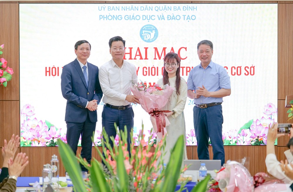 Quận Ba Đình: 46 nhà giáo tham gia hội thi giáo viên dạy giỏi cấp Trung học cơ sở - ảnh 2