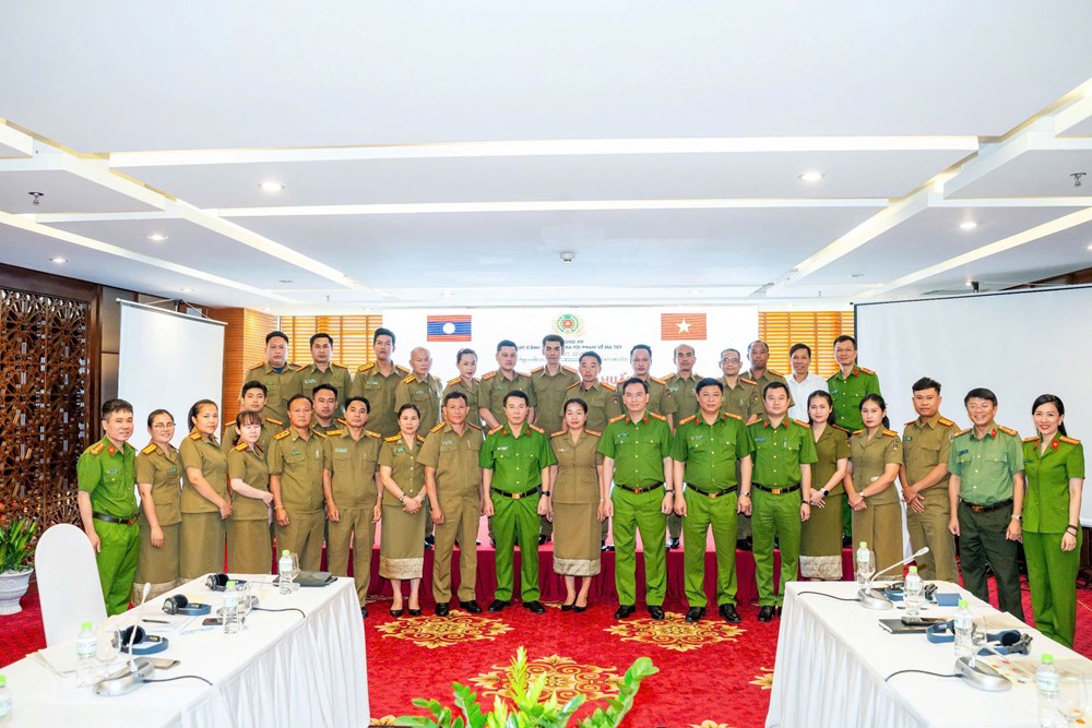 Tập huấn cho lực lượng chức năng Lào về công tác quản lý, vận hành trung tâm cai nghiện  - ảnh 1