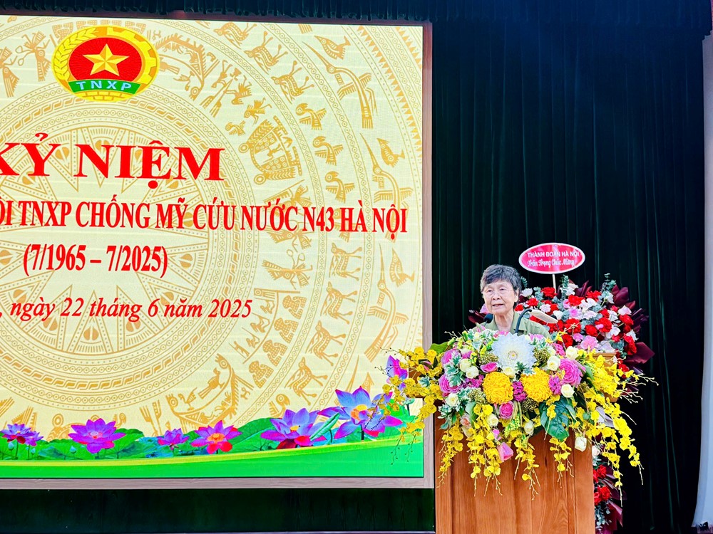 Đội TNXP chống Mỹ cứu nước N43 Hà Nội tổ chức lễ kỷ niệm 60 năm thành lập - ảnh 2