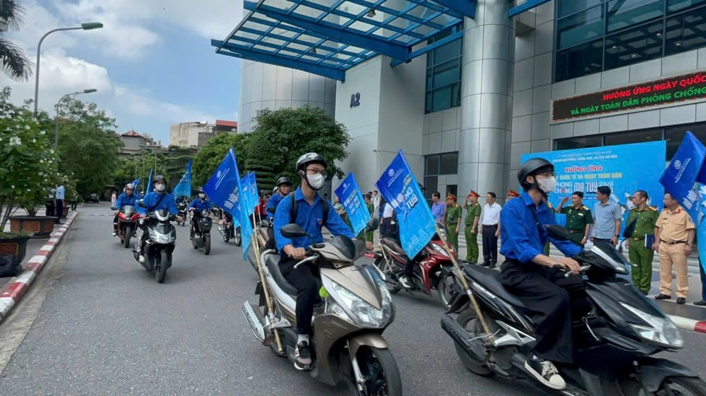 Hà Nội tổ chức Mít tinh hưởng ứng ngày toàn dân phòng chống ma tuý - ảnh 3