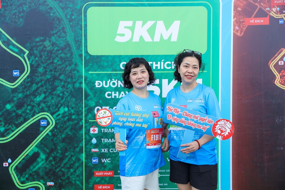 Hà Nội tổ chức Giải chạy phong trào “Chung một quyết tâm - Vì cộng đồng không ma túy” - ảnh 14