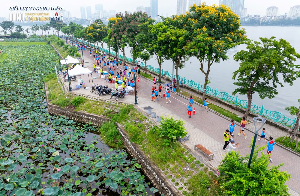 Hà Nội tổ chức Giải chạy phong trào “Chung một quyết tâm - Vì cộng đồng không ma túy” - ảnh 17