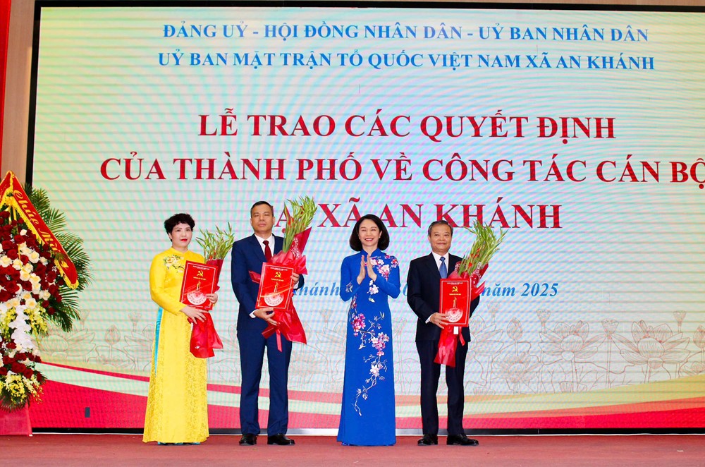 Công bố Quyết định thành lập 4 xã: Hoài Đức, Dương Hoà, An Khánh, Sơn Đồng - ảnh 10