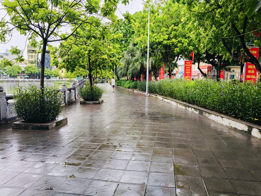 Phụ nữ phường Phú Diễn (mới) tổng vệ sinh môi trường, thiết thực chào mừng chính quyền địa phương 2 cấp - ảnh 9