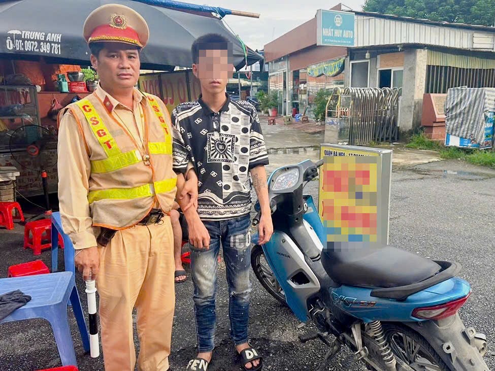 Thiếu niên mang xe máy trộm cắp từ Nghệ An ra Hà Nội tiêu thụ bị bắt giữ - ảnh 1