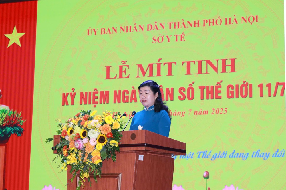 Hà Nội tổ chức mít tinh hưởng ứng ngày dân số thế giới 11/7 - ảnh 4