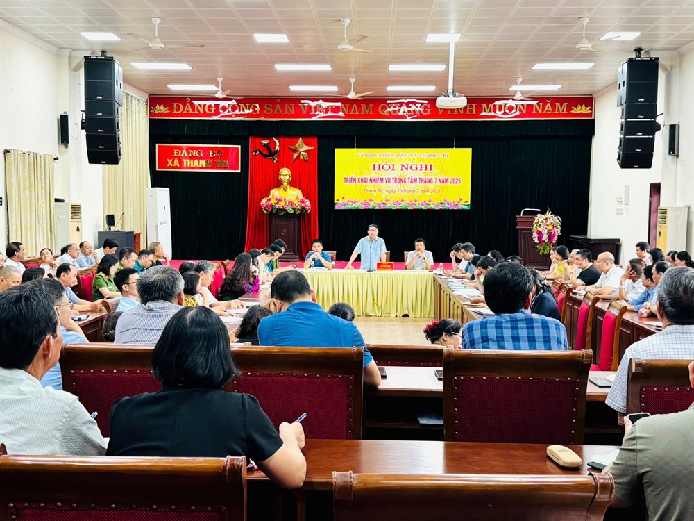 UBND xã Thanh Trì: Tổ chức tinh gọn, vận hành chuyên nghiệp chính quyền địa phương 2 cấp - ảnh 1