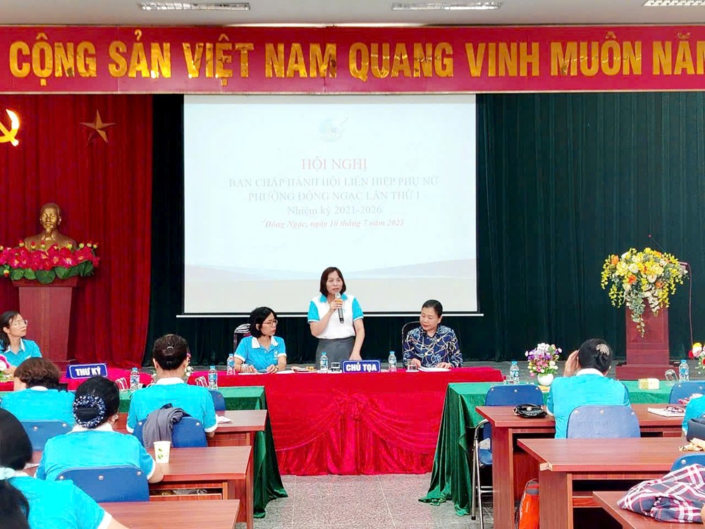 Hội LHPN phường Đông Ngạc triển khai nhiệm vụ 6 tháng cuối năm - ảnh 1
