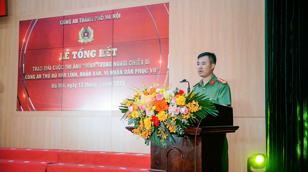 28 tác phẩm đạt giải cuộc thi ảnh về hình tượng chiến sĩ công an nhân dân - ảnh 2