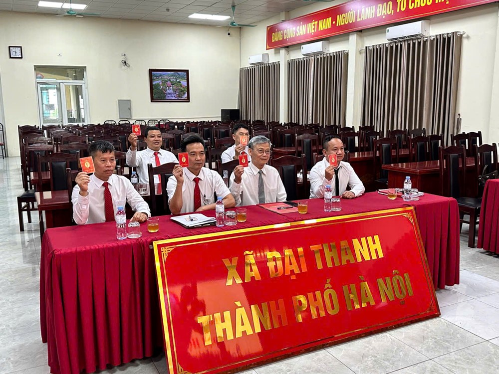 Xã Đại Thanh tổ chức Đại hội Chi bộ cơ quan MTTQ Việt Nam lần thứ I, nhiệm kỳ 2025-2030 - ảnh 3