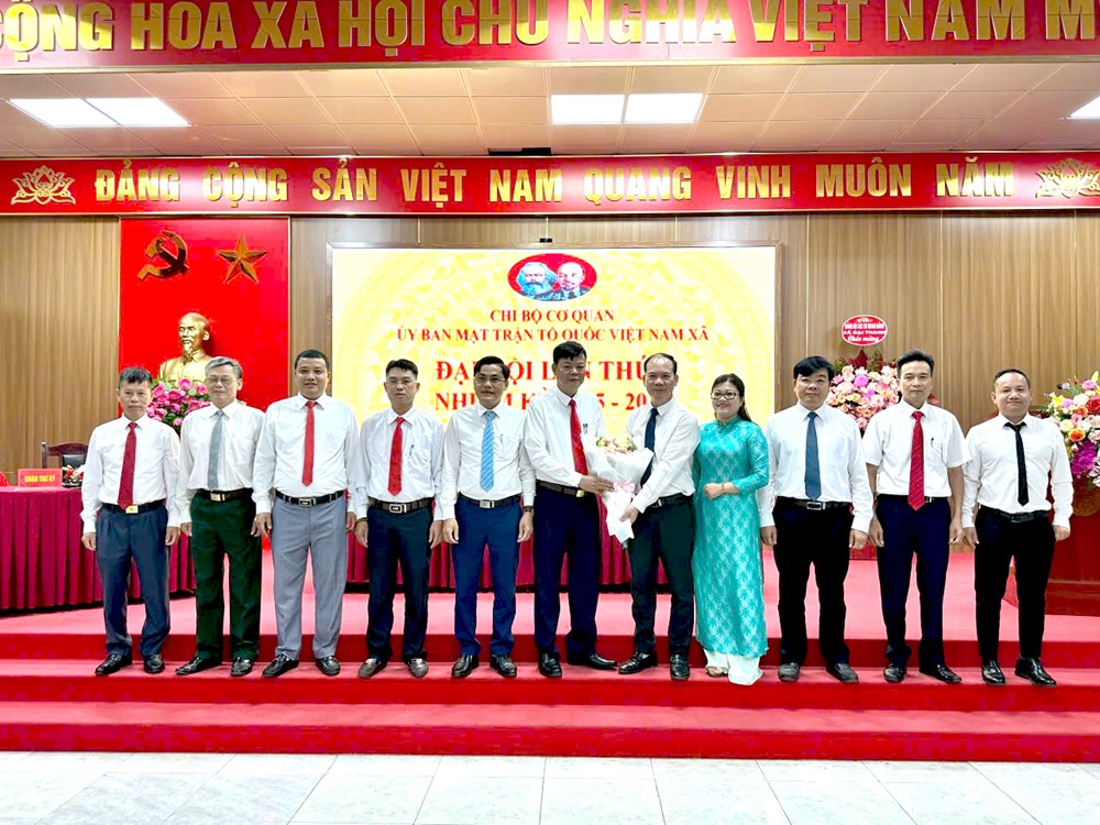 Xã Đại Thanh tổ chức Đại hội Chi bộ cơ quan MTTQ Việt Nam lần thứ I, nhiệm kỳ 2025-2030 - ảnh 1