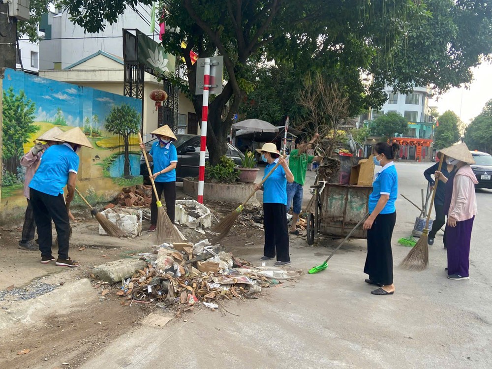 Phường Thanh Liệt chung tay bảo vệ môi trường, xây dựng không gian xanh - ảnh 5