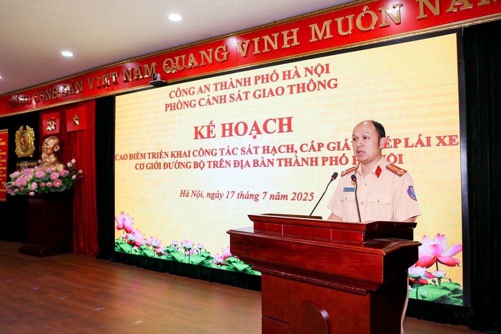Hà Nội: Triển khai cao điểm sát hạch cấp giấy phép lái xe cơ giới đường bộ  - ảnh 2