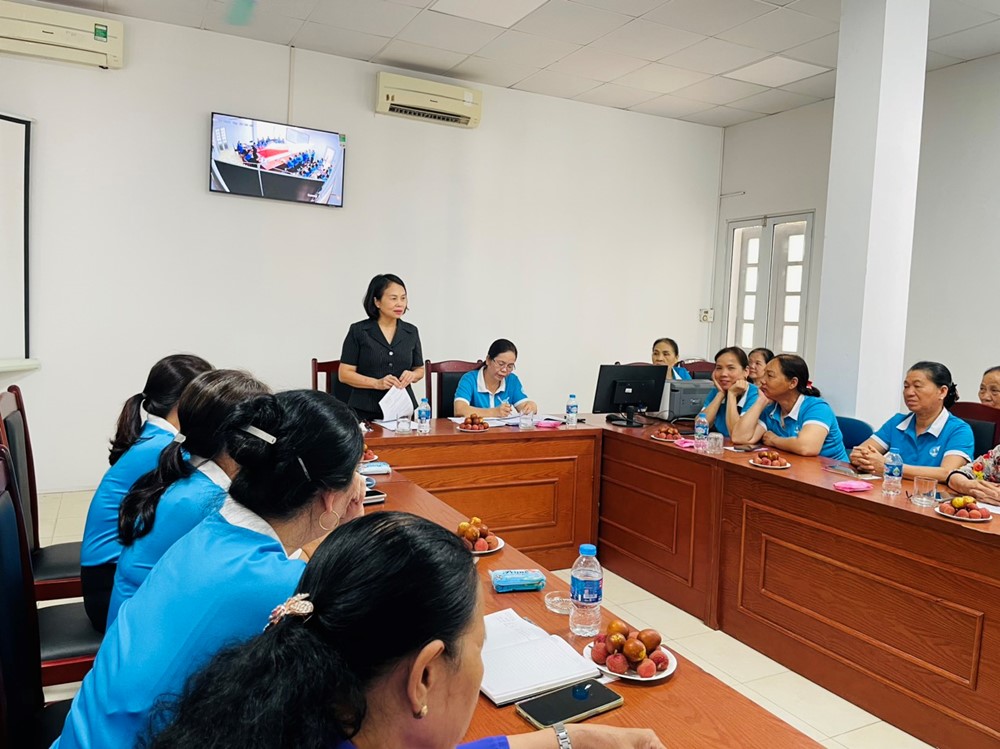 Hội Phụ nữ phường Thượng Cát tổ chức Hội nghị Ban Chấp hành lần thứ nhất - ảnh 1