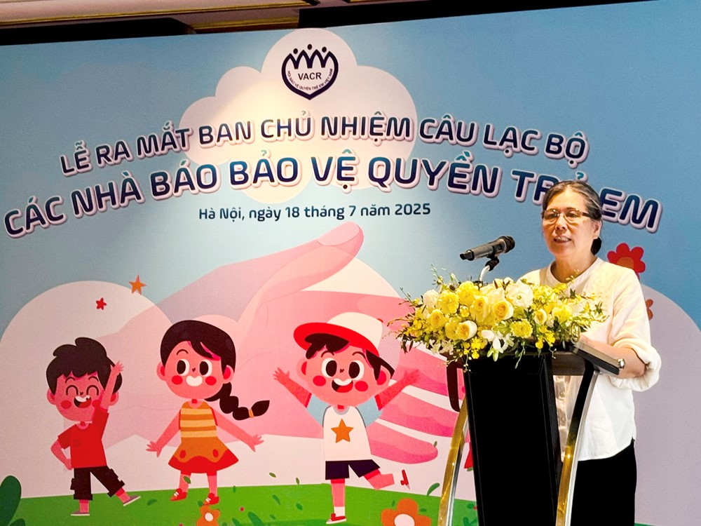 Ra mắt Câu lạc bộ Nhà báo bảo vệ quyền trẻ em - ảnh 1