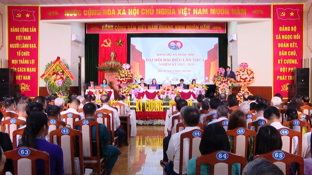Đại hội Đảng bộ xã Ngọc Hồi nhiệm kỳ 2025 - 2030: Nâng cao vai trò lãnh đạo, phát huy sức mạnh toàn dân - ảnh 3