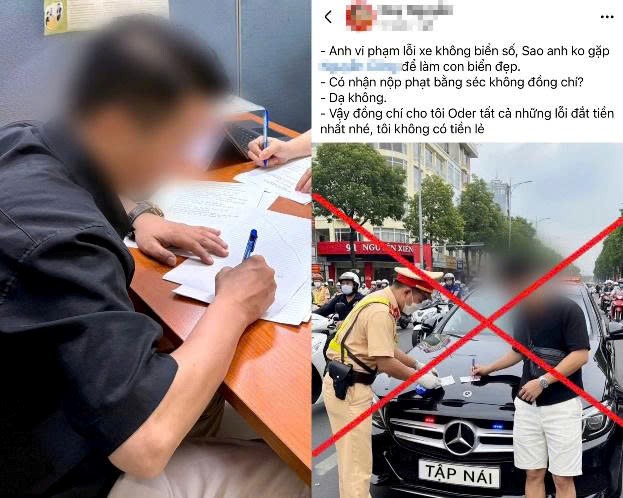 Hà Nội: Xử phạt nam thanh niên sử dụng AI đăng tải thông tin sai sự thật về lực lượng Cảnh sát giao thông - ảnh 1