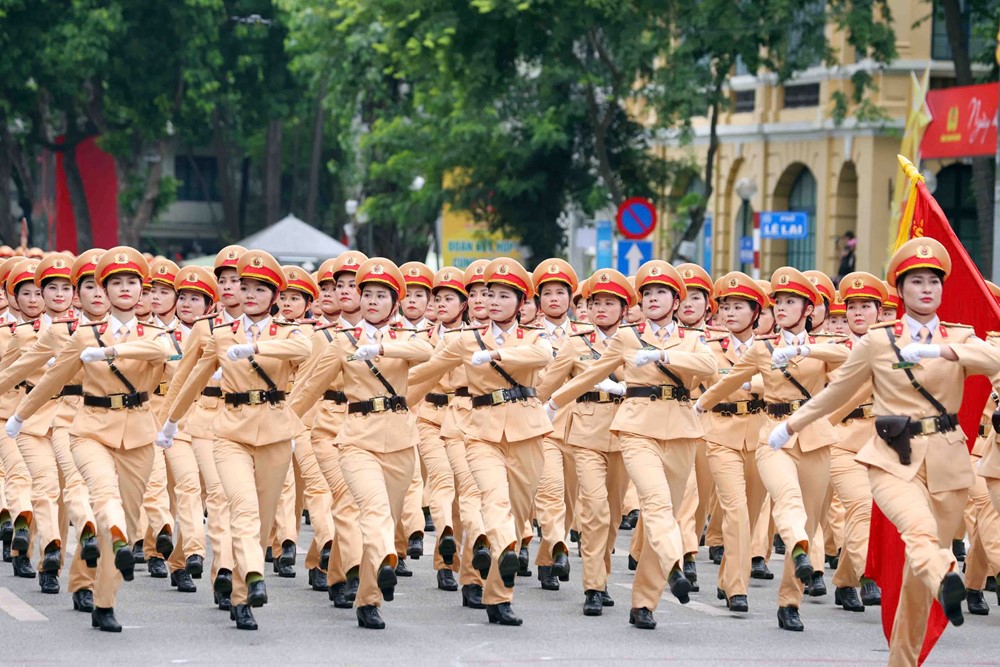 Lực lượng CSGT Thủ đô góp phần bảo đảm thành công “Ngày hội Vì Thủ đô bình yên”  - ảnh 4