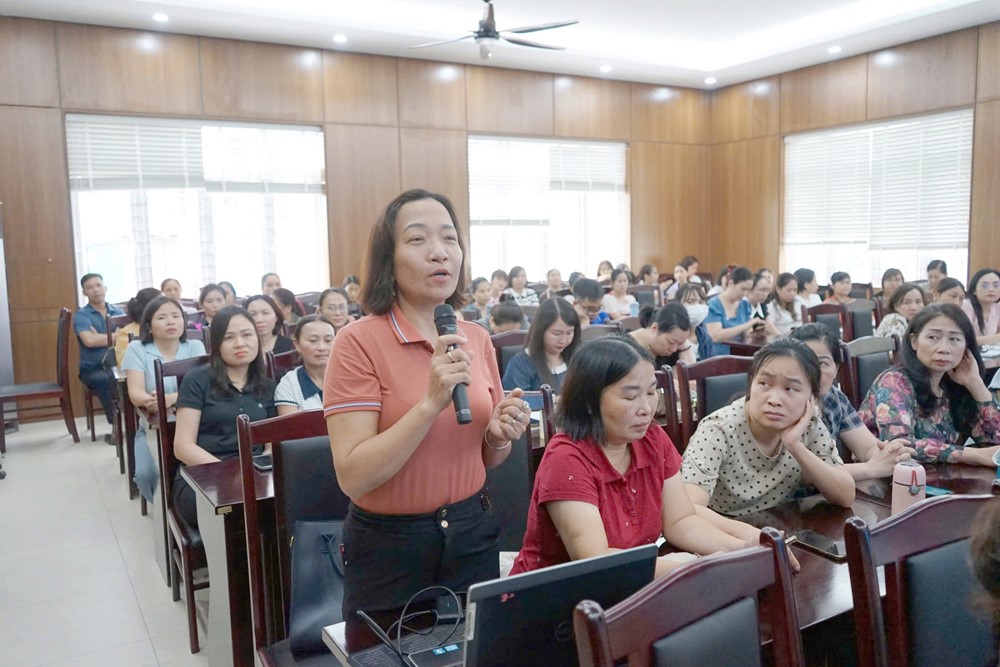 Hà Nội tổ chức tập huấn Hệ thông tin quản lý chuyên ngành Dân số MIS2025RS  - ảnh 4