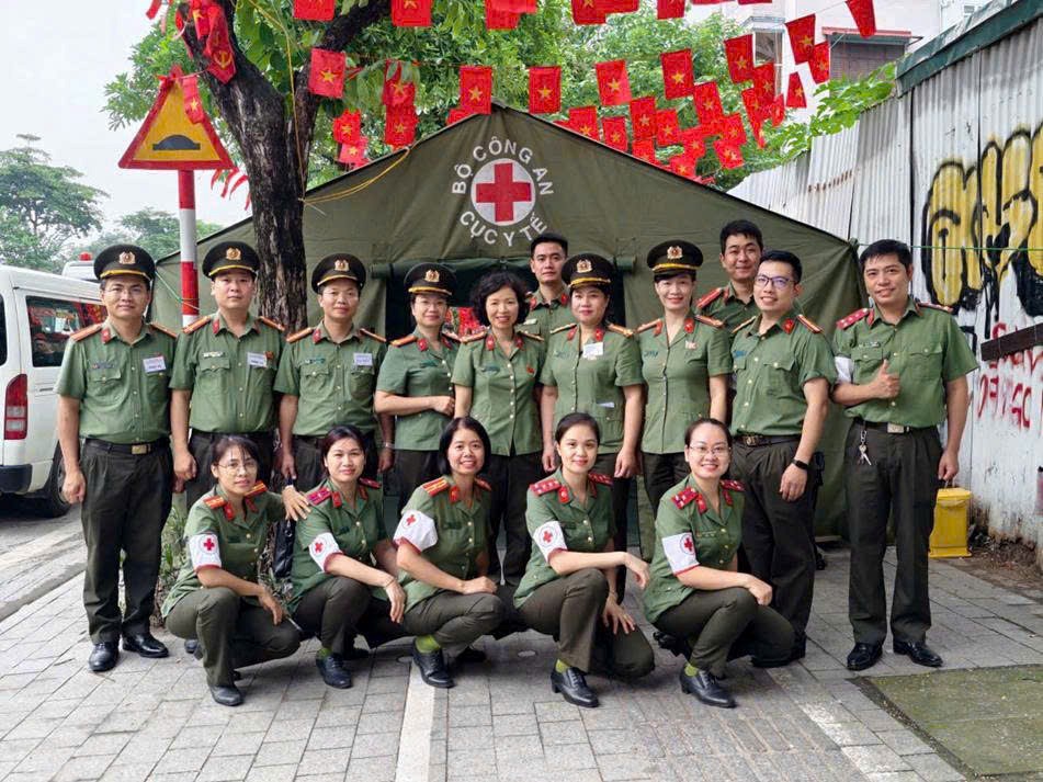 Lực lượng y tế Công an Hà Nội sẵn sàng cho sự kiện A80 - ảnh 3