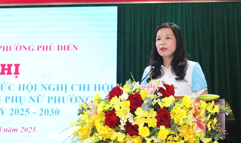 Hội LHPN phường Phú Diễn triển khai kế hoạch tổ chức Đại hội đại biểu lần thứ I, nhiệm kỳ 2025 – 2030 - ảnh 1