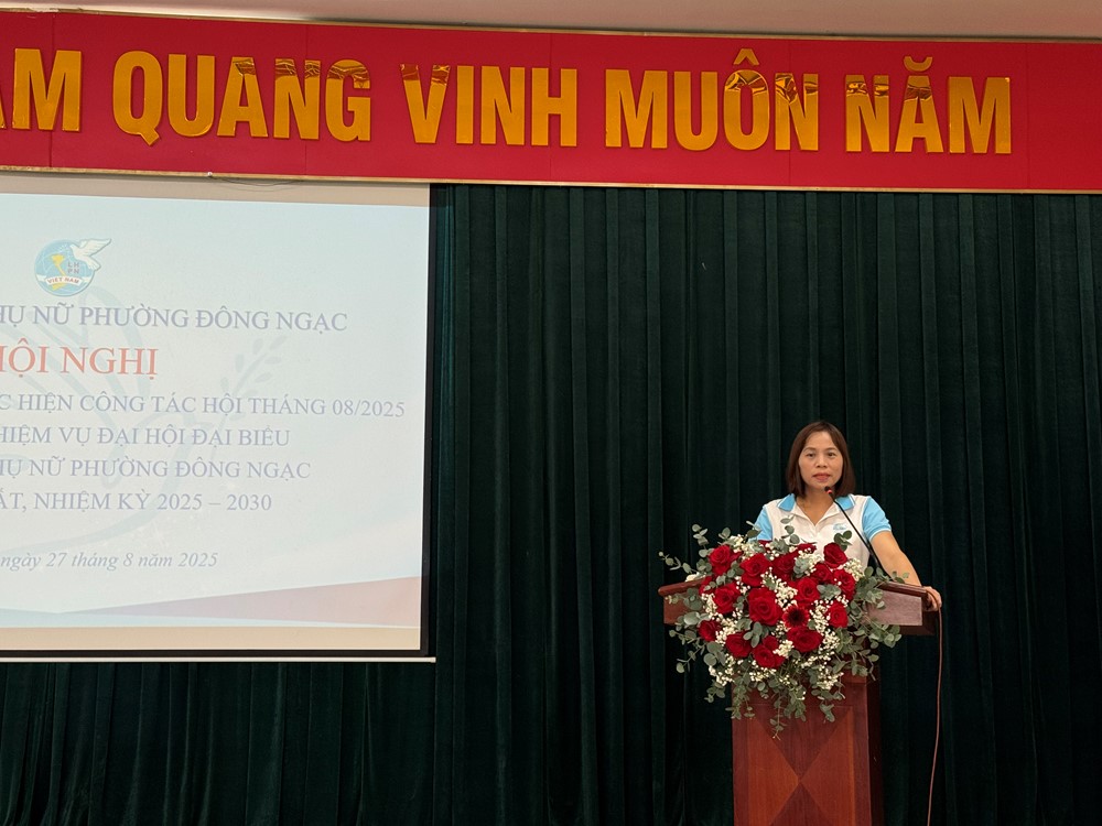 Hội LHPN phường Đông Ngạc triển khai nhiệm vụ Đại hội Đại biểu phụ nữ phường lần thứ I - ảnh 2