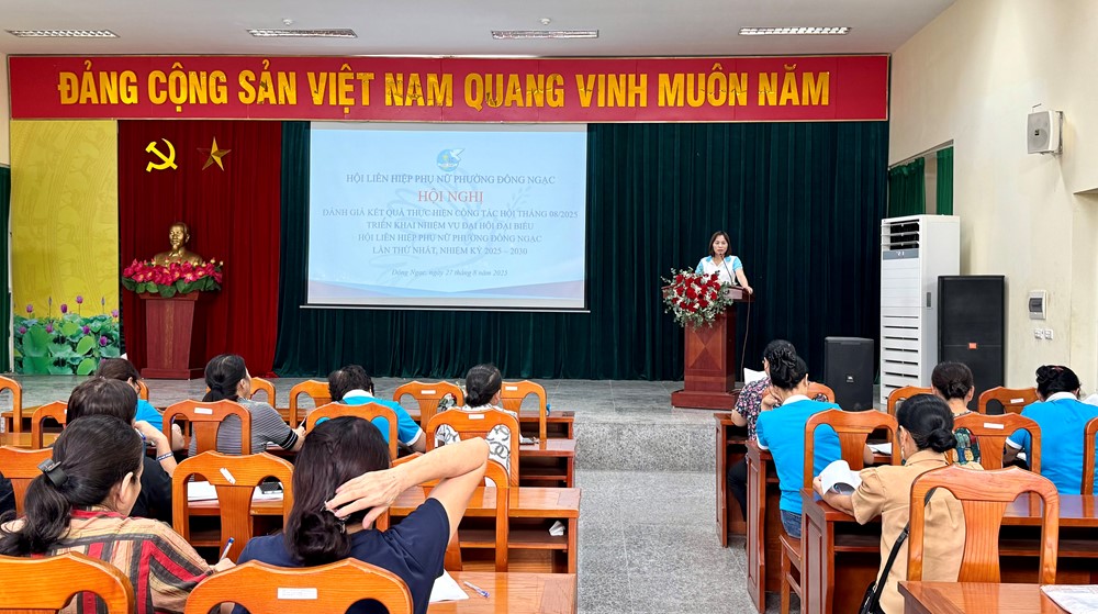 Hội LHPN phường Đông Ngạc triển khai nhiệm vụ Đại hội Đại biểu phụ nữ phường lần thứ I - ảnh 1