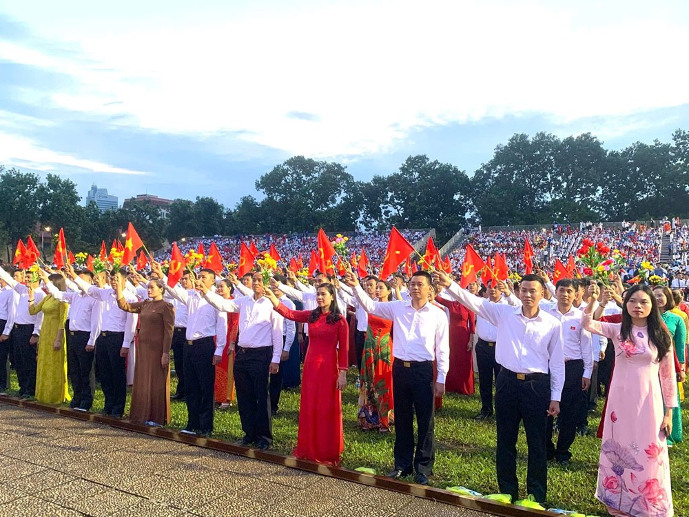 Vẻ đẹp của các nữ quân nhân phòng không – không quân trong Lễ diễu binh, diễu hành A80 - ảnh 2