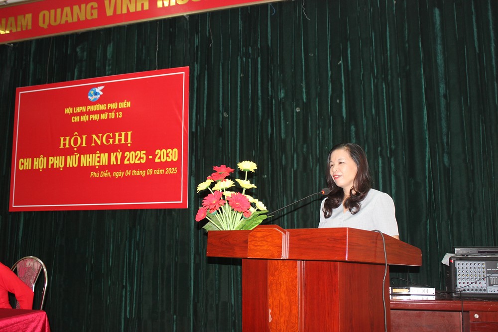 Hội LHPN phường Phú Diễn tổ chức thành công 100% hội nghị chi hội nhiệm kỳ 2025-2030 - ảnh 3
