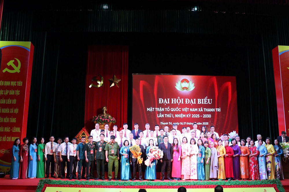 Đại hội Đại biểu Uỷ ban MTTQ Việt Nam xã Thanh Trì lần thứ Nhất nhiệm kỳ 2025-2030 thành công tốt đẹp - ảnh 7