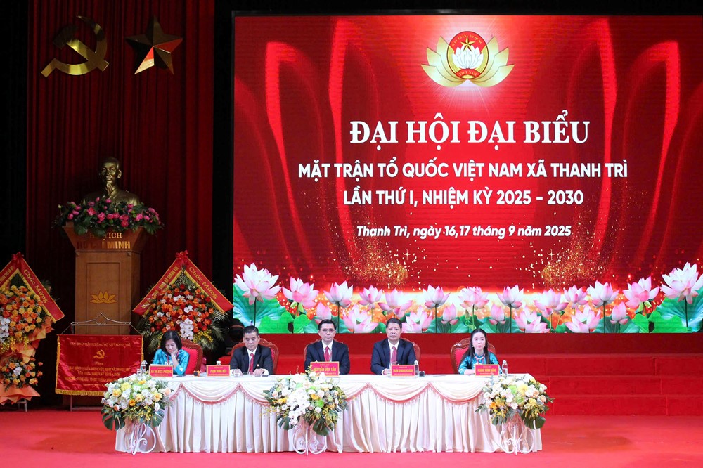 Đại hội Đại biểu Uỷ ban MTTQ Việt Nam xã Thanh Trì lần thứ Nhất nhiệm kỳ 2025-2030 thành công tốt đẹp - ảnh 2